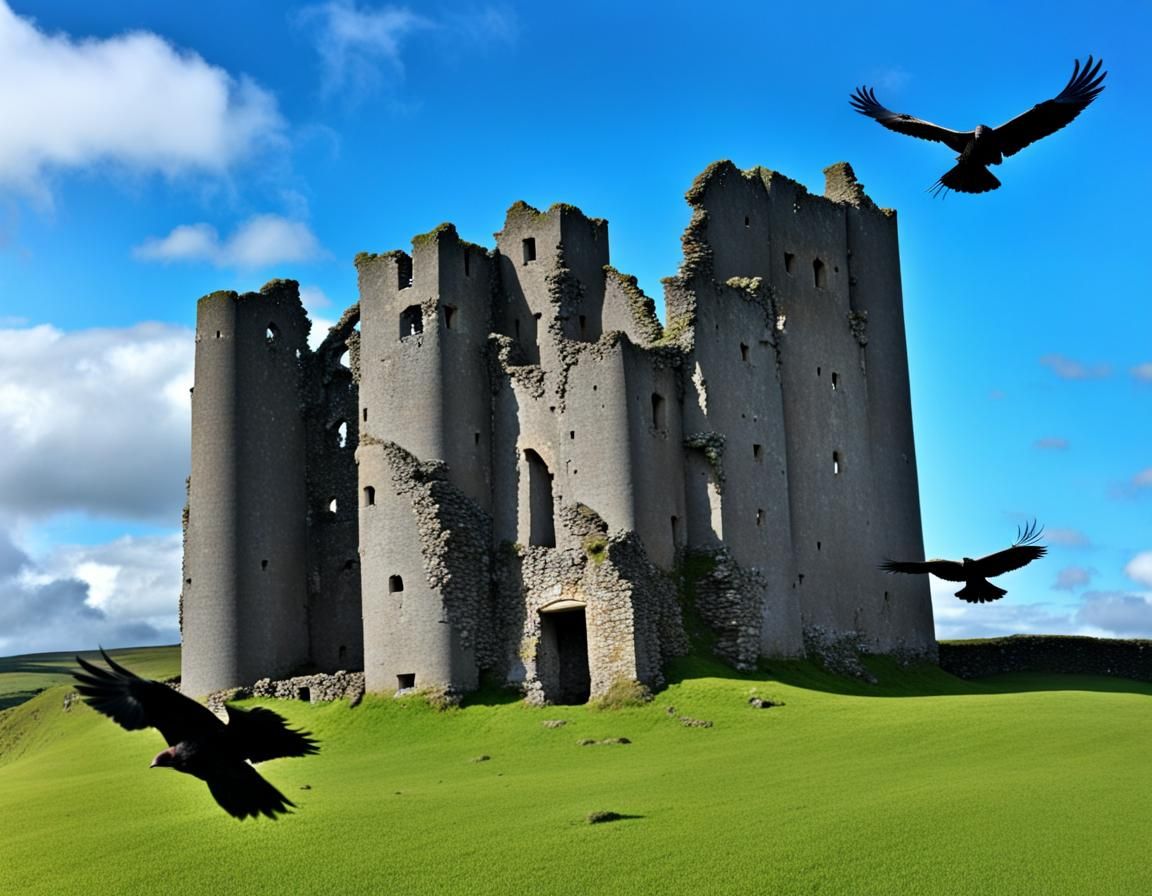 Leamaneh Castle Ruins in Ireland