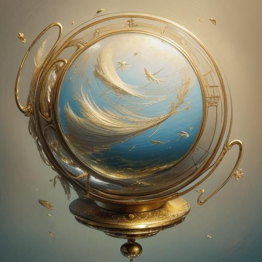 Serene Surrealism: A Moment Suspended in Time