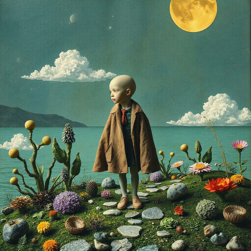 Surreal Garden in Whimsical Digital Art