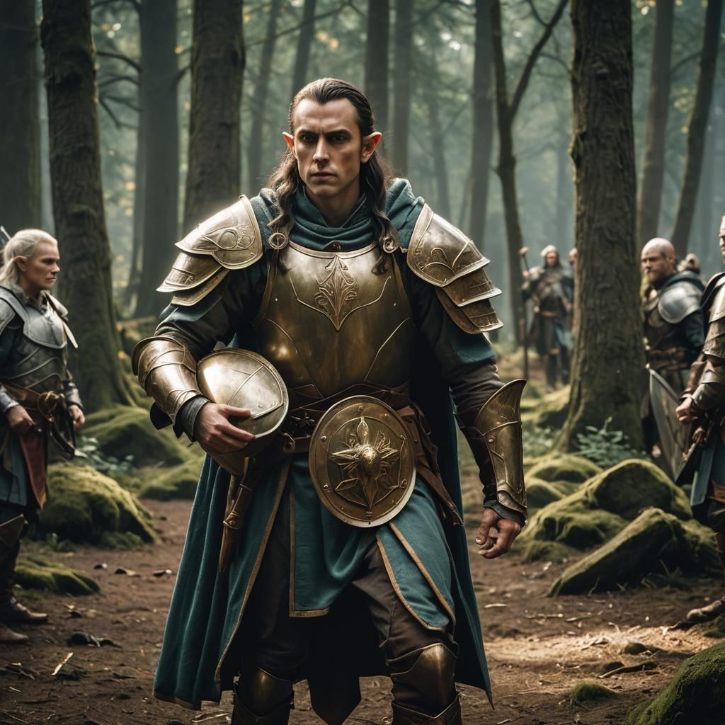 Cleric of Mixed Heritage in Cinematic Lighting