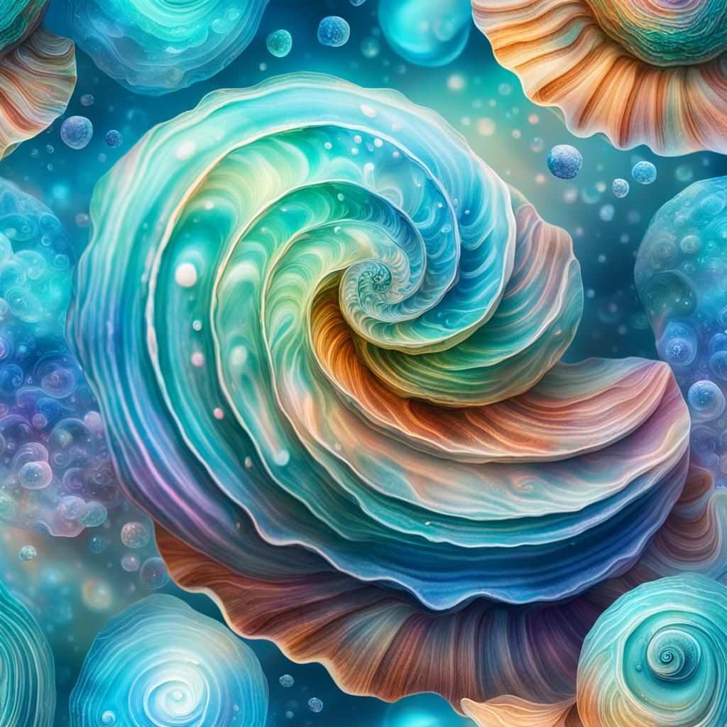 Holographic Cosmic Seashell with Astral Water