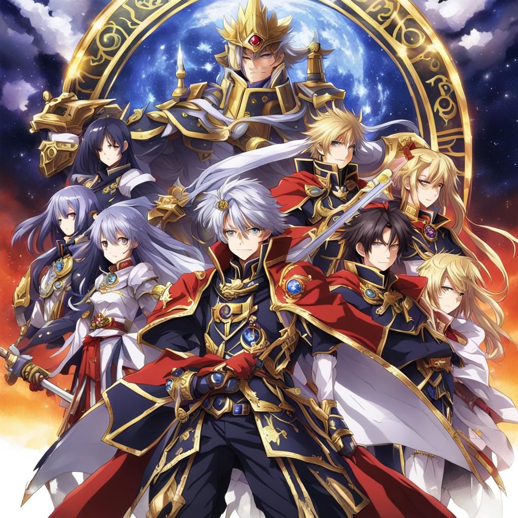 Chrono-Emperor in Anime Key Visual Style