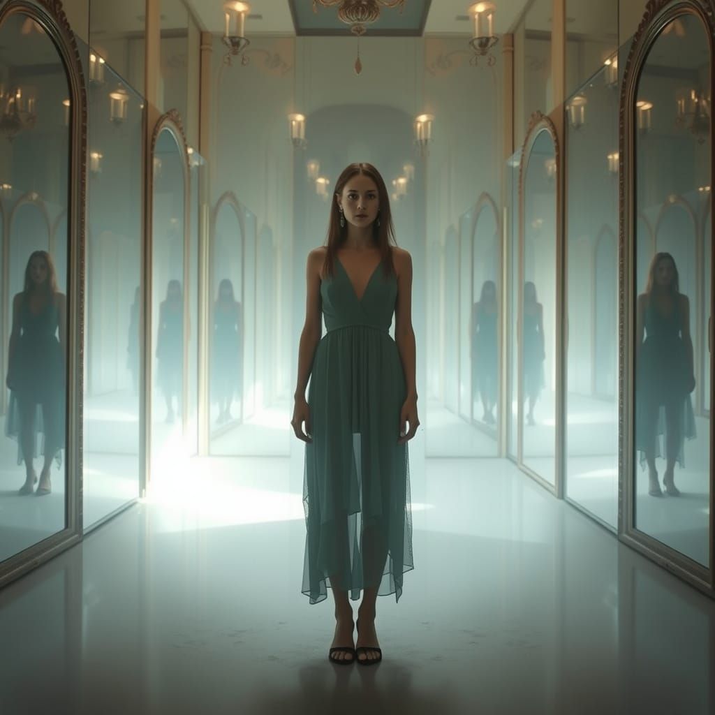 Surreal Reflections: A Dreamlike Vision in Mystical Realism