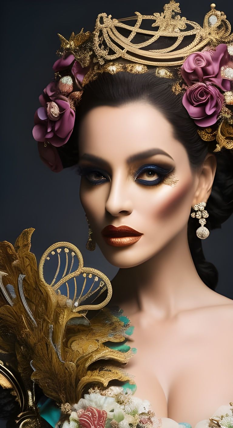 Consuela's golden fan