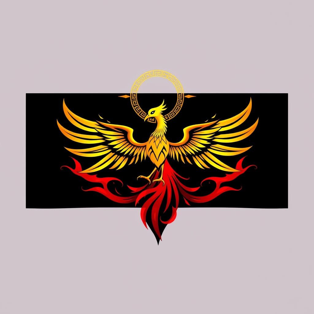 Galactic Flag of Ascendant Syndicate in Cyberpunk Style