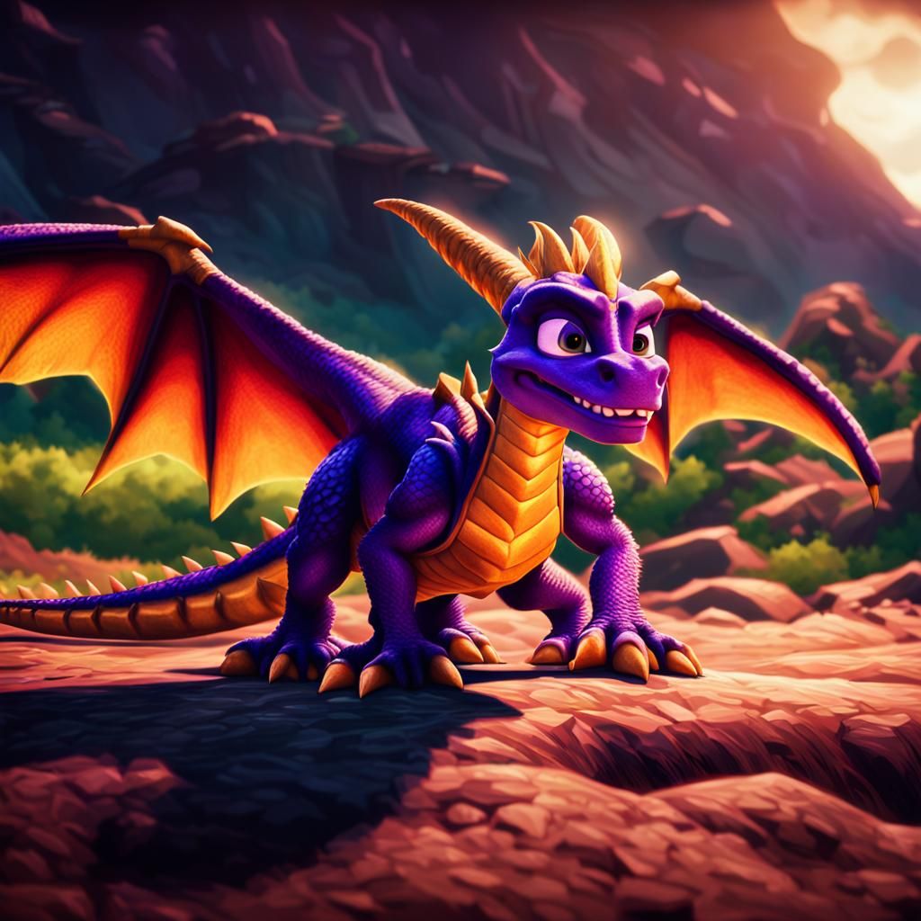 Live-Action Spyro the Dragon Cinematic Film Still