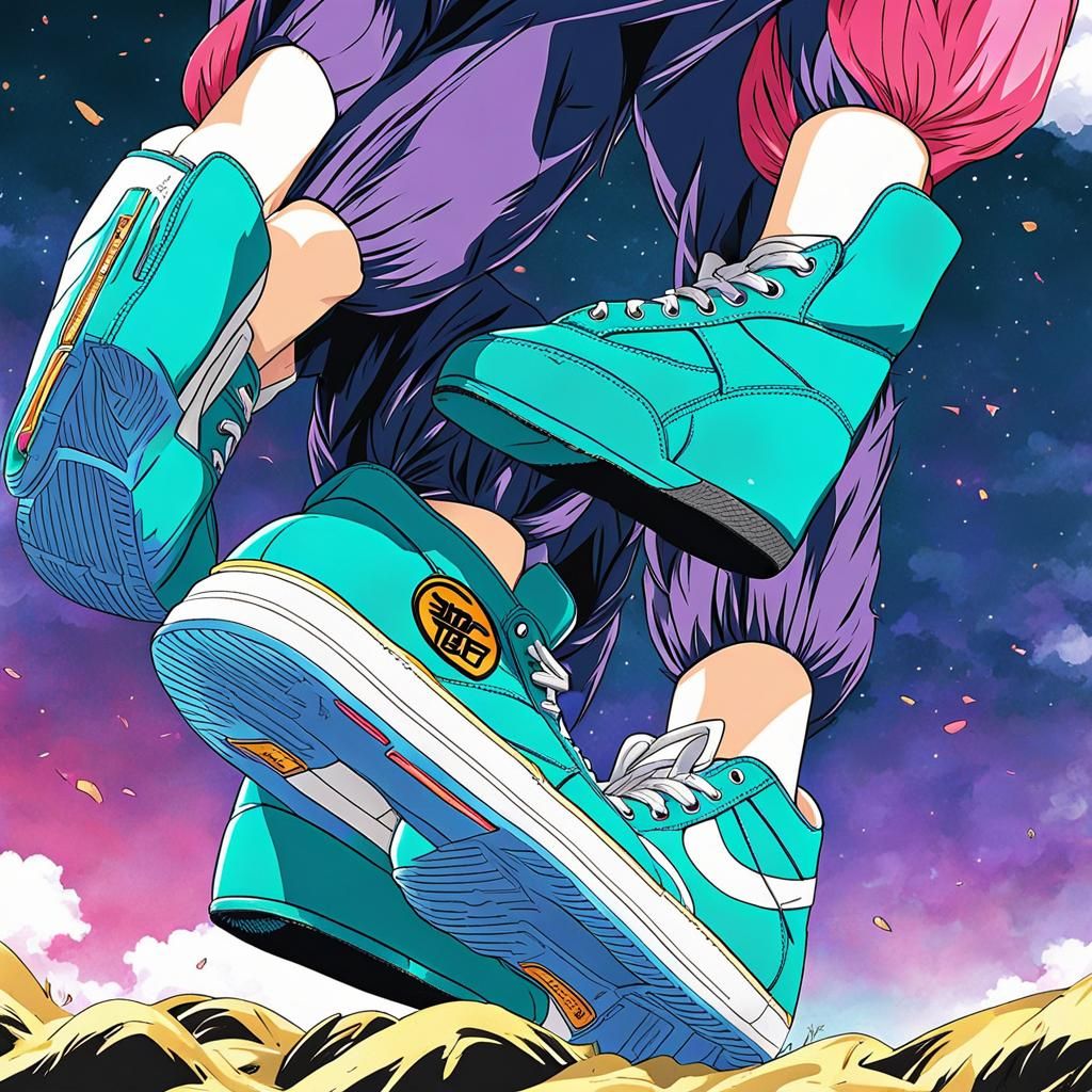 Bulma's Feet: Anime Key Visual Art
