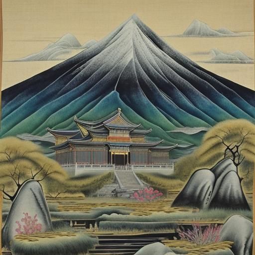 Chinese Ink Painting: Song Dynasty Orchid Landscape