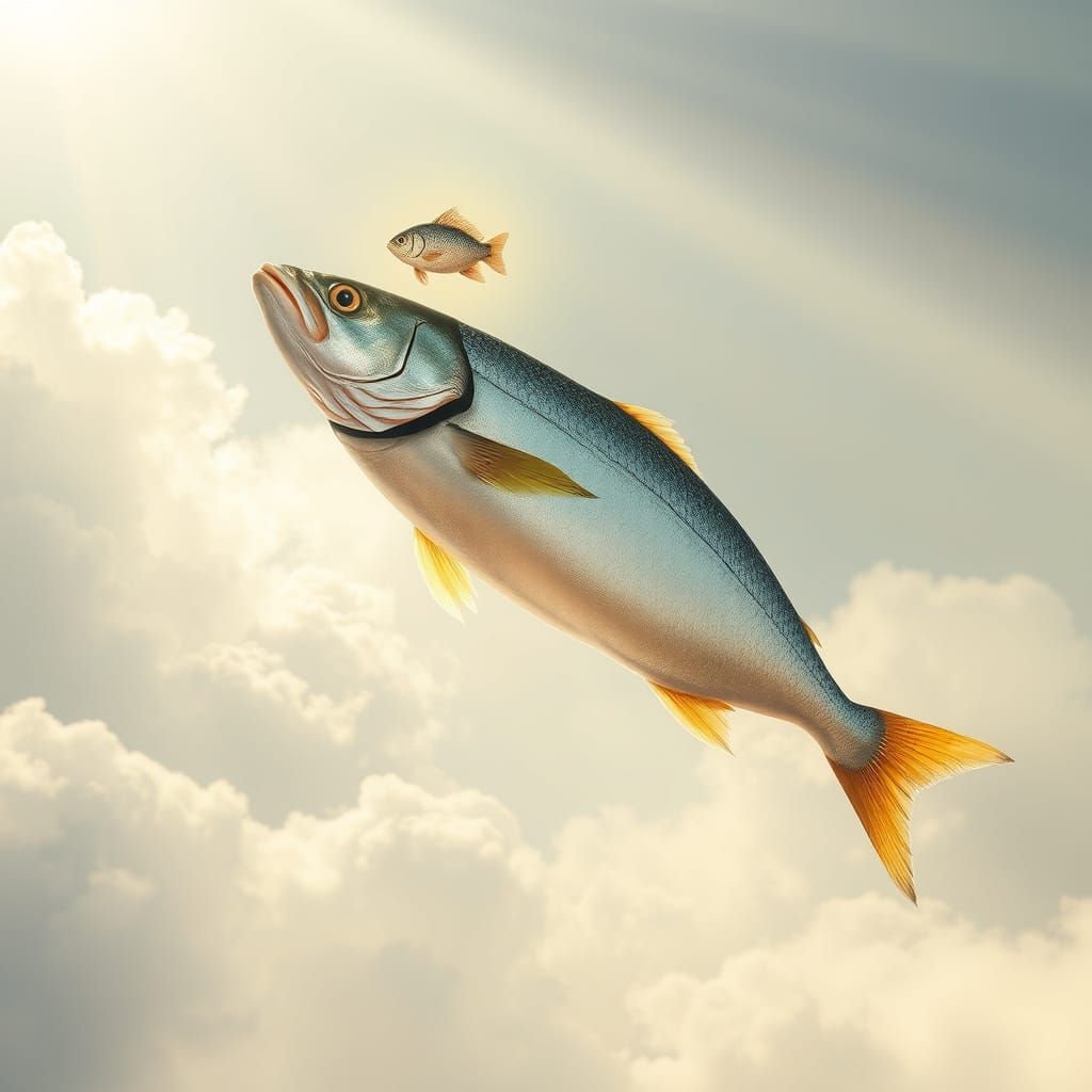 Mackerel Saint in Heavenly Glory