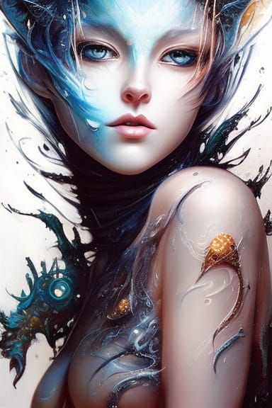 Cat Enchantress in Fantasy Style