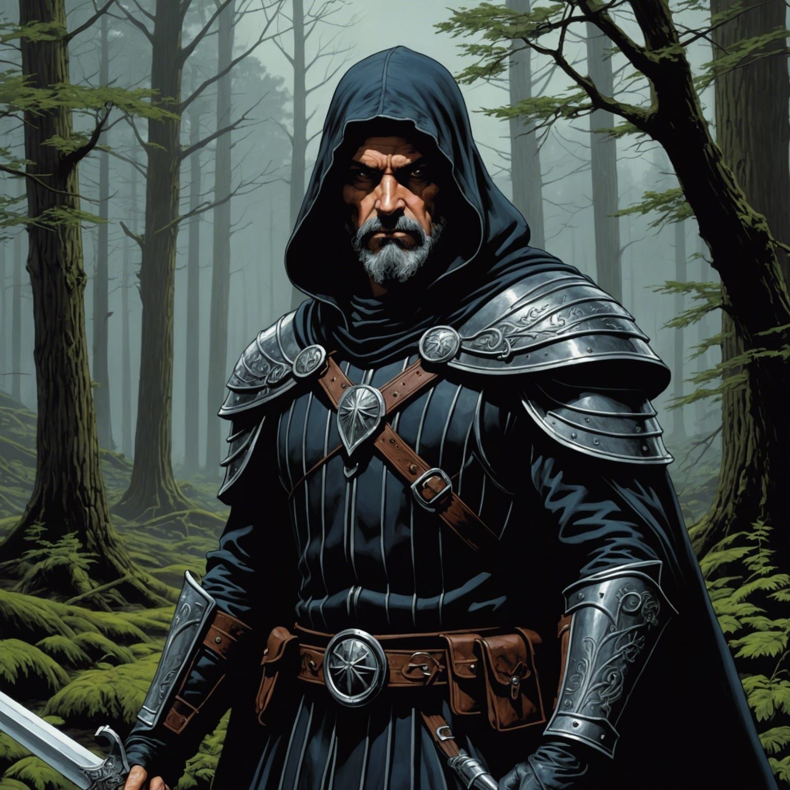 Grimdark Fantasy Scene