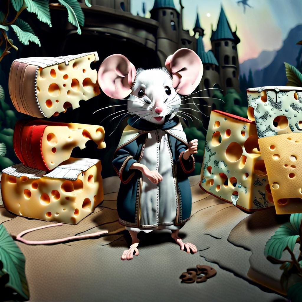 Mice Hunting for Cheese in Fairycore Style