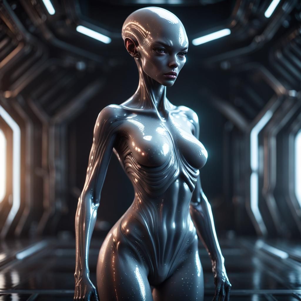 Alien race made of vibranium