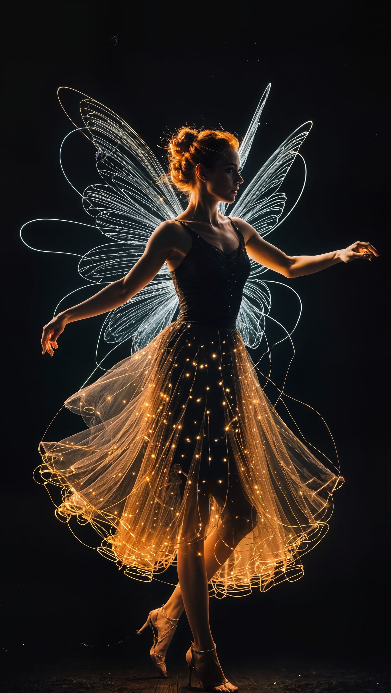 Fairypunk Fairy in Stroboscopic Motion Blur