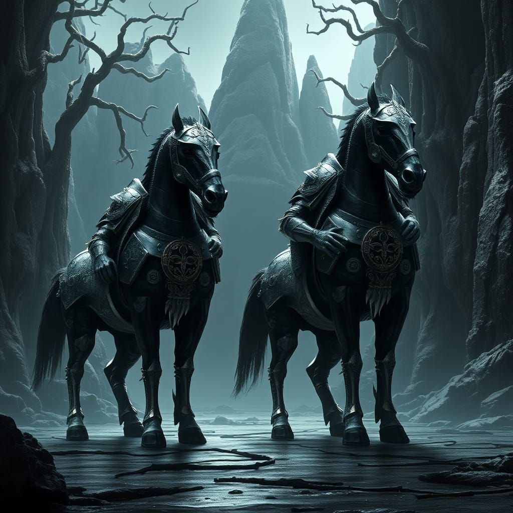 Armored Centaurs Guarding Hades in Unreal Engine 5