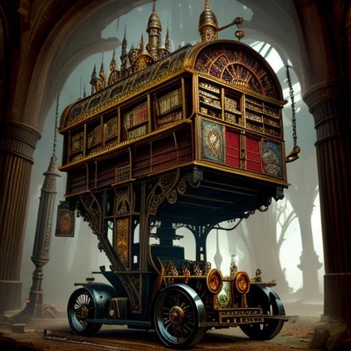 Intricate Imagination Machines in Fantasy Library