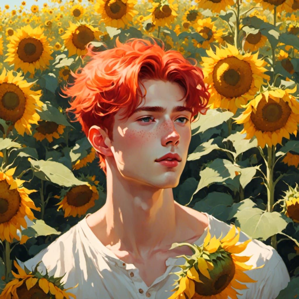 Sunflower Redhead