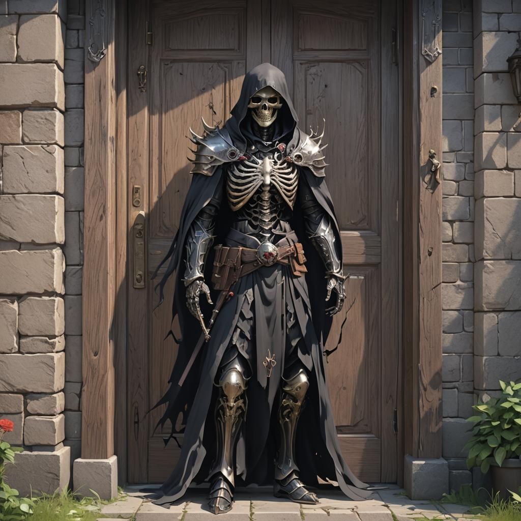 Death Knocks: Detailed 3D Anime Art