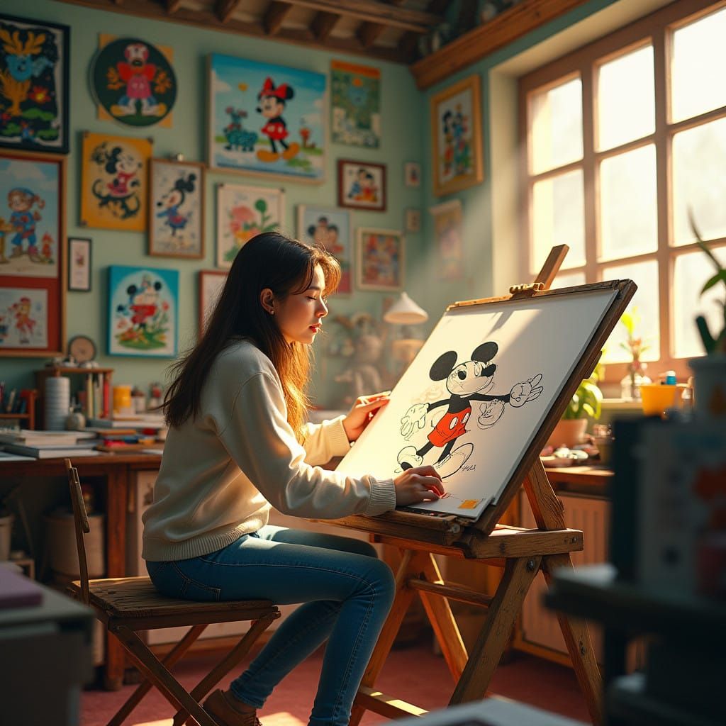 Surreal Disney Animation Studio Basks in Whimsical Enchantme...
