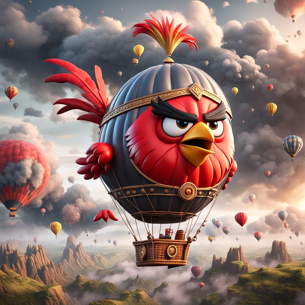 Angry Bird Still Pumped Up