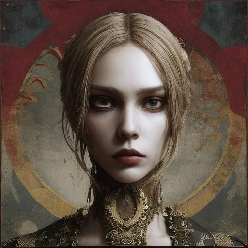 Abstract Expressionist Composition