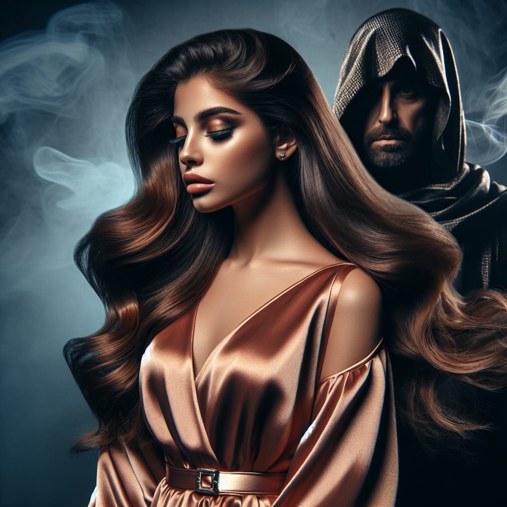 Arabian Woman in Trance Under Hypnotist's Spell