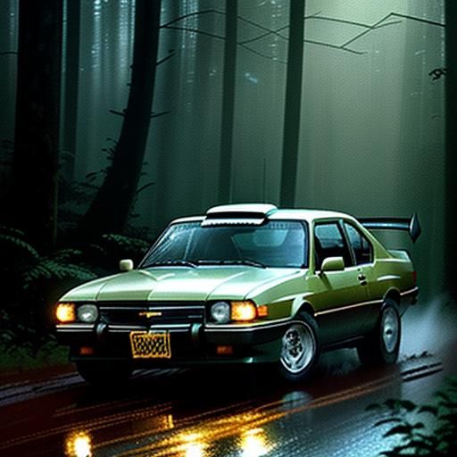 1988 chevrolet corsica rally car