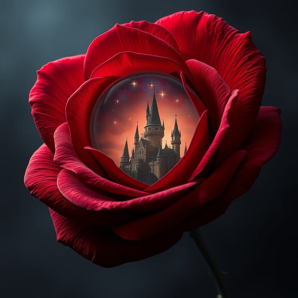 Blood Red Rose Reveals Medieval Castle