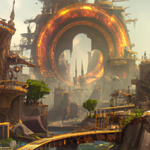 Fantastical Matte Painting in Unreal Engine 5