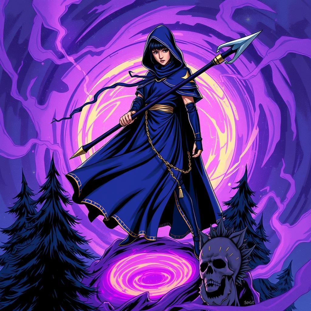 Sailor Saturn as The indigo gold ravern ninja