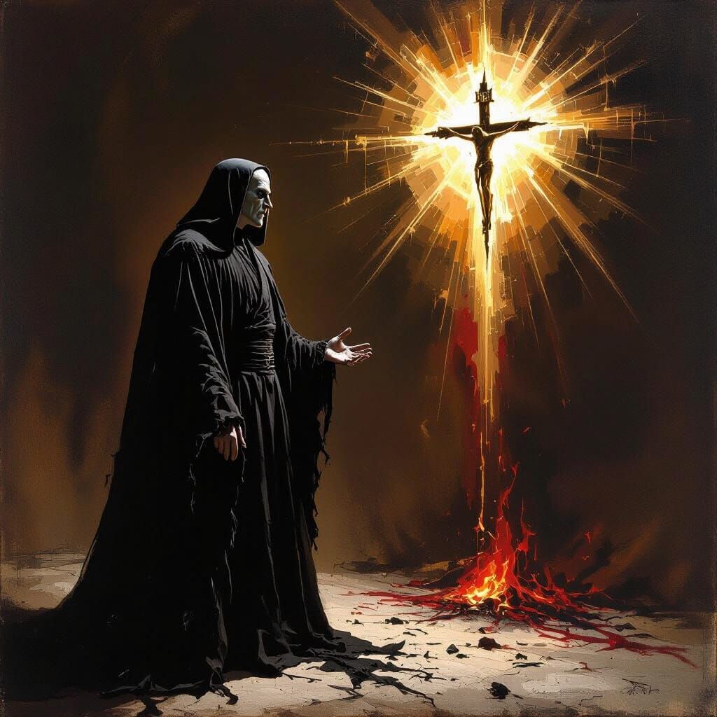 Voldemort Confronts God in Dramatic Artistic Style