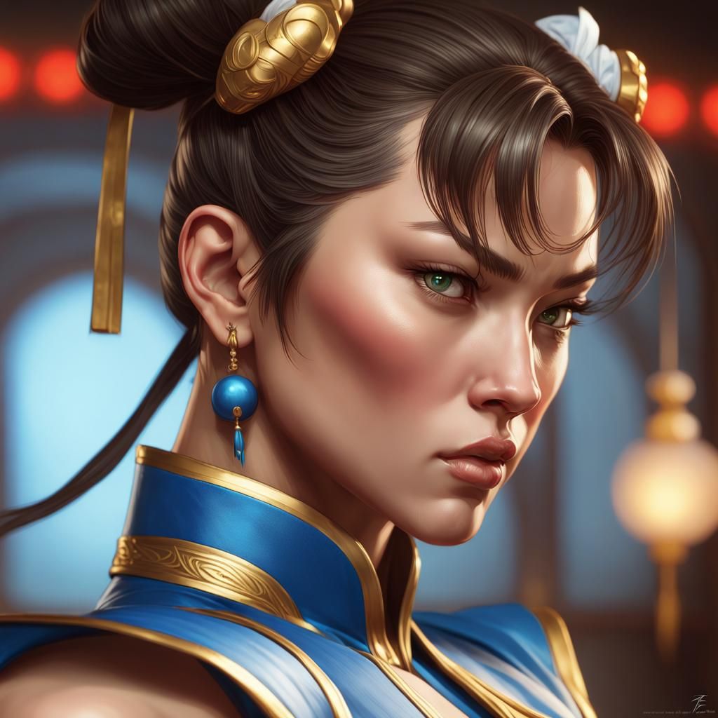 Hyperrealistic Portrait of Chun Li in 8K Resolution
