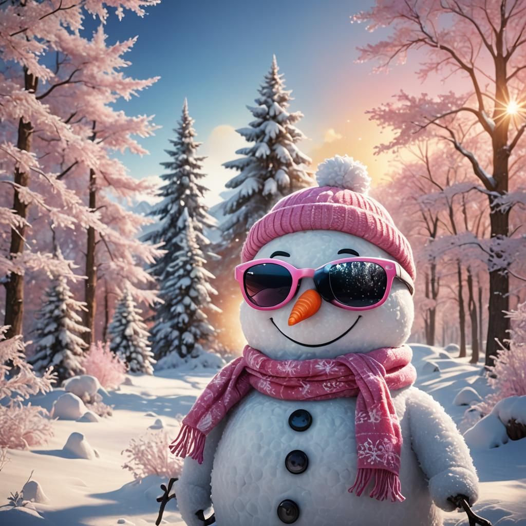 Frosty the Snowman in Winter Wonderland, 3D Anime