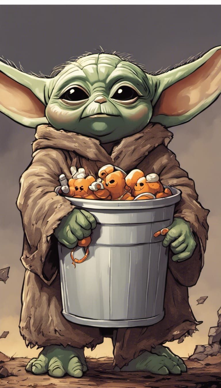 Yoda has fallen on hard times