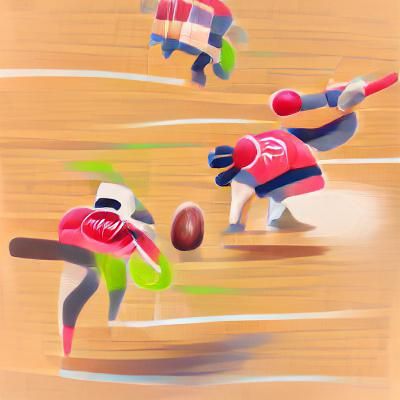 Dynamic AI-Generated Sports Image