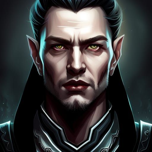 Epic Dark Ages Vampire Lord Portrait