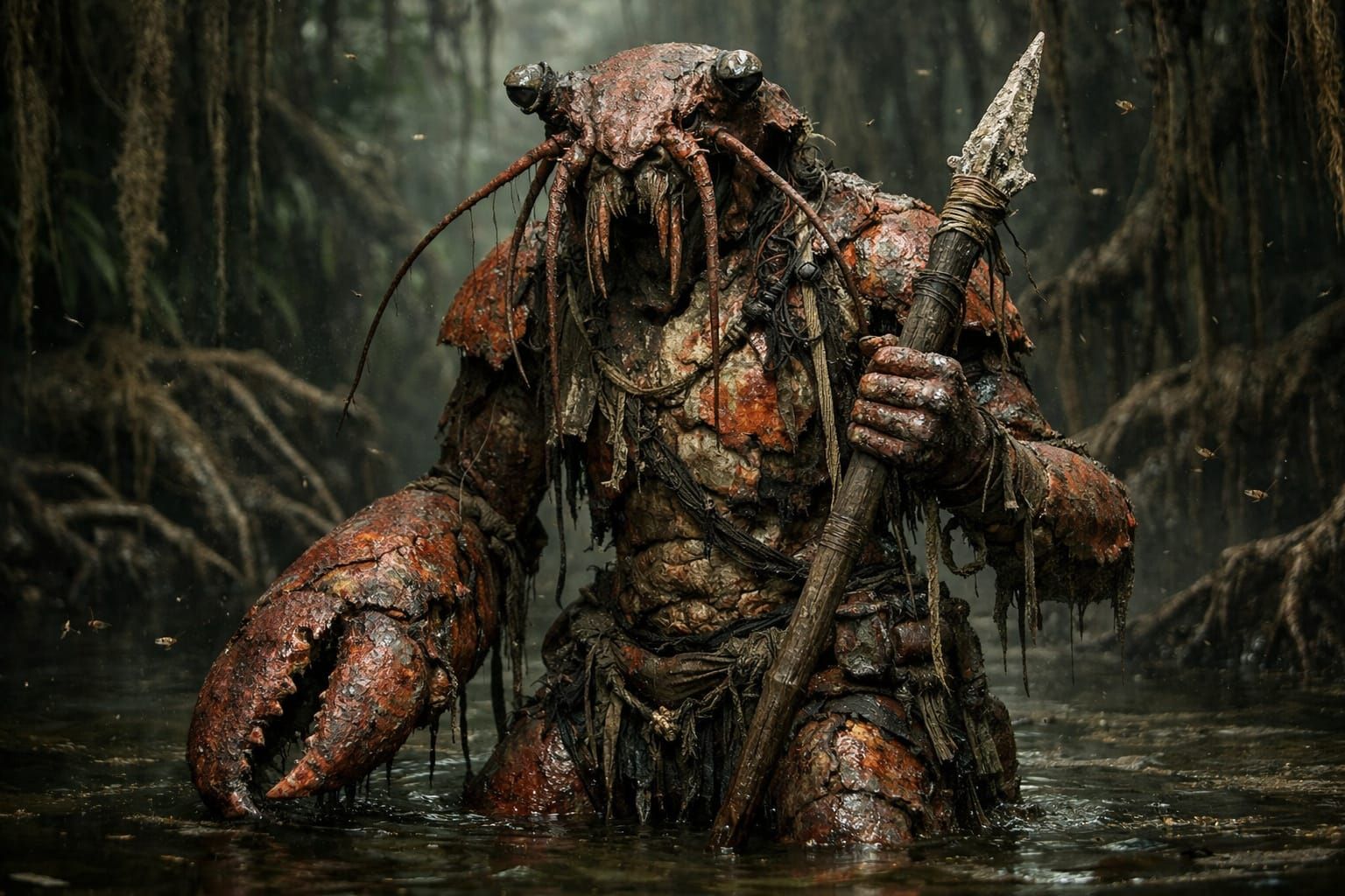 Tragic Swamp Horror Aldani Lobsterfolk