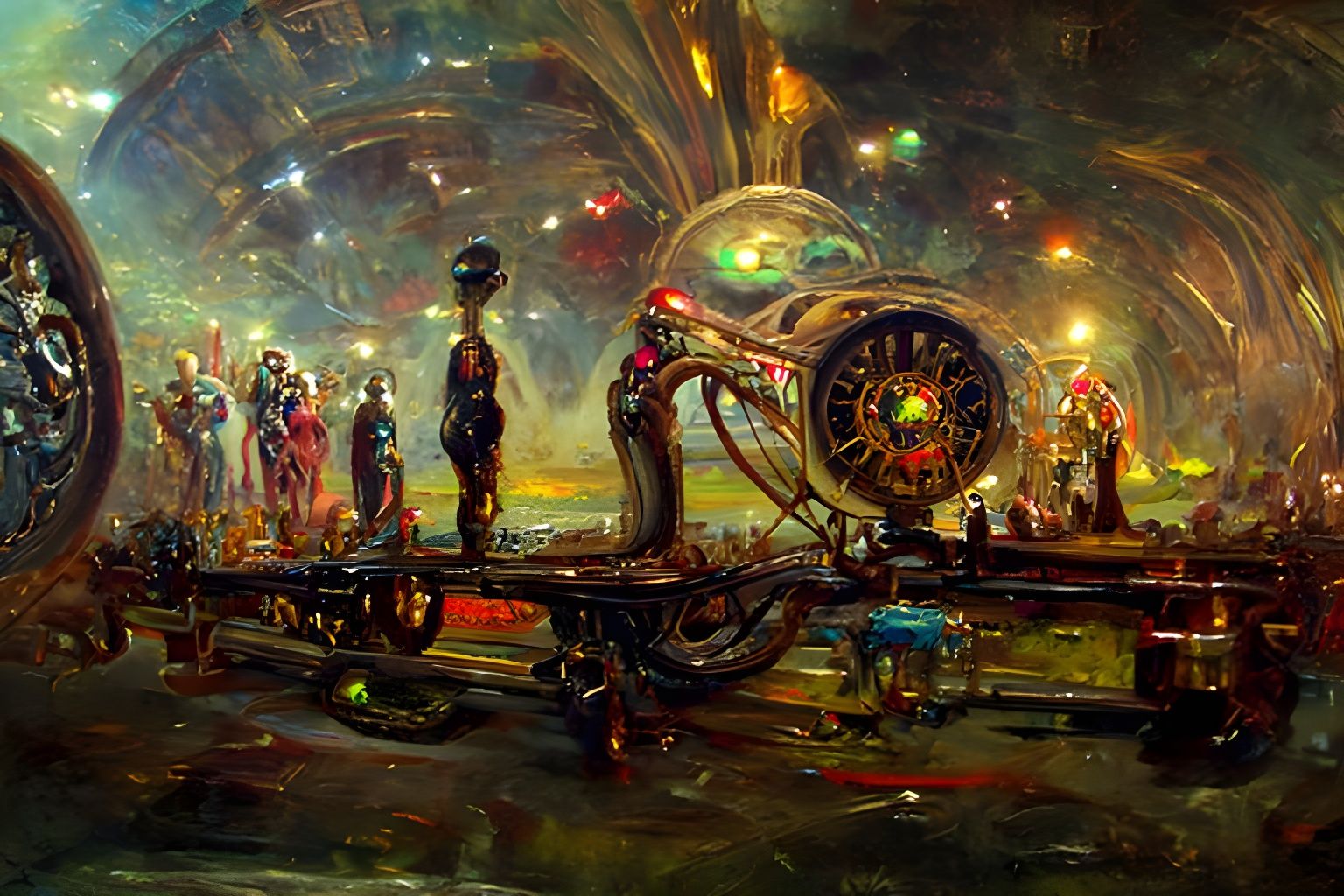 Cosmic Infinity Machine Generating Universes: Solarpunk Oil ...