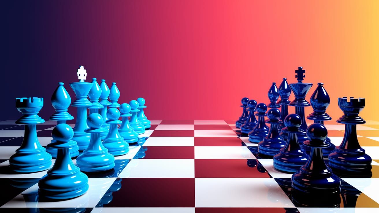 Stunning Wedgwood-Inspired Chess Set on a Giant Board