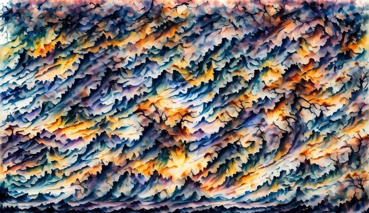 Giant Teacup Home Floating in Pastel Sky