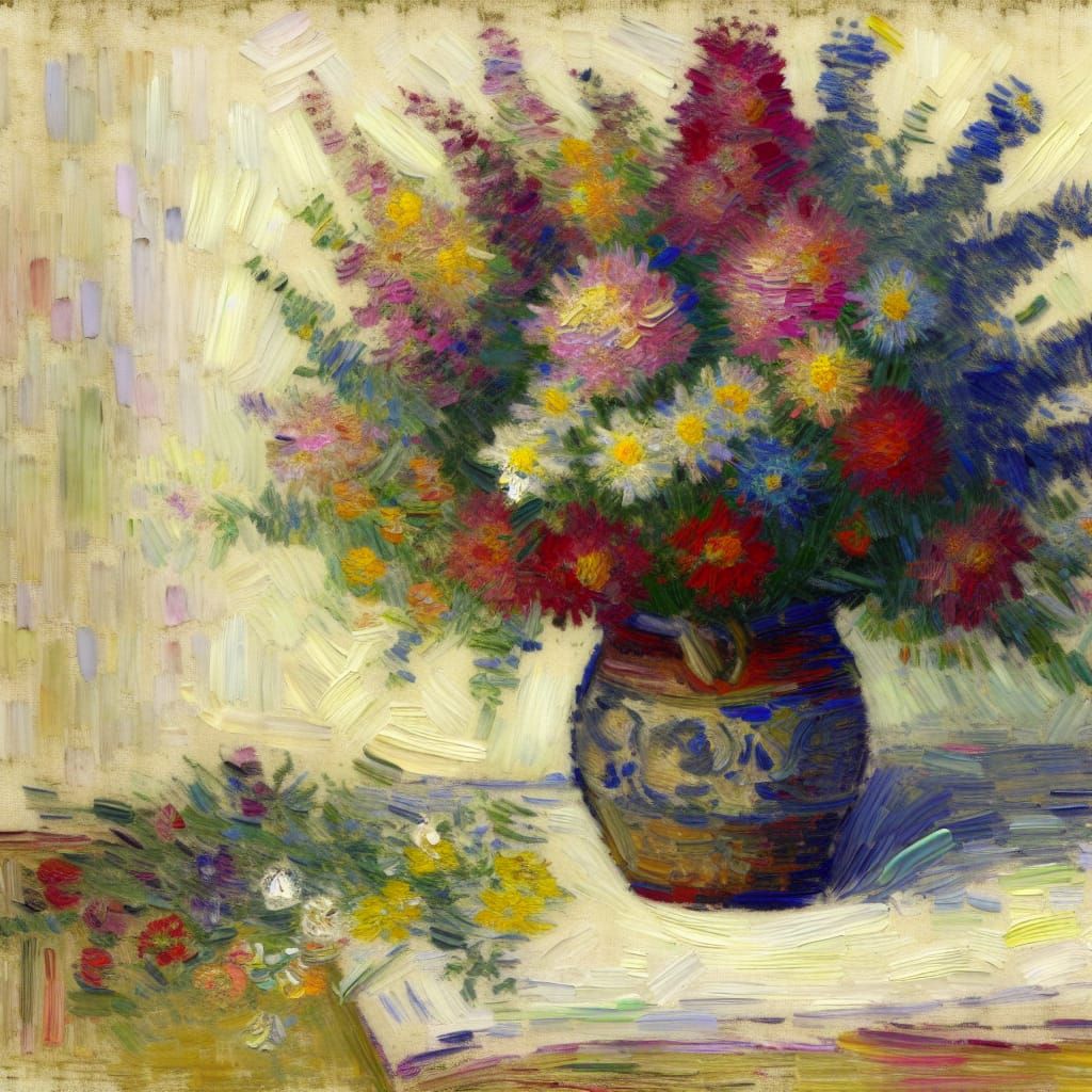 Summer Meadow Flowers Still Life: Bright Tenderness