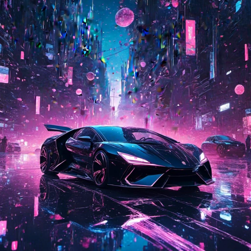 Elegant All-Black Car: A Study in Automotive Design