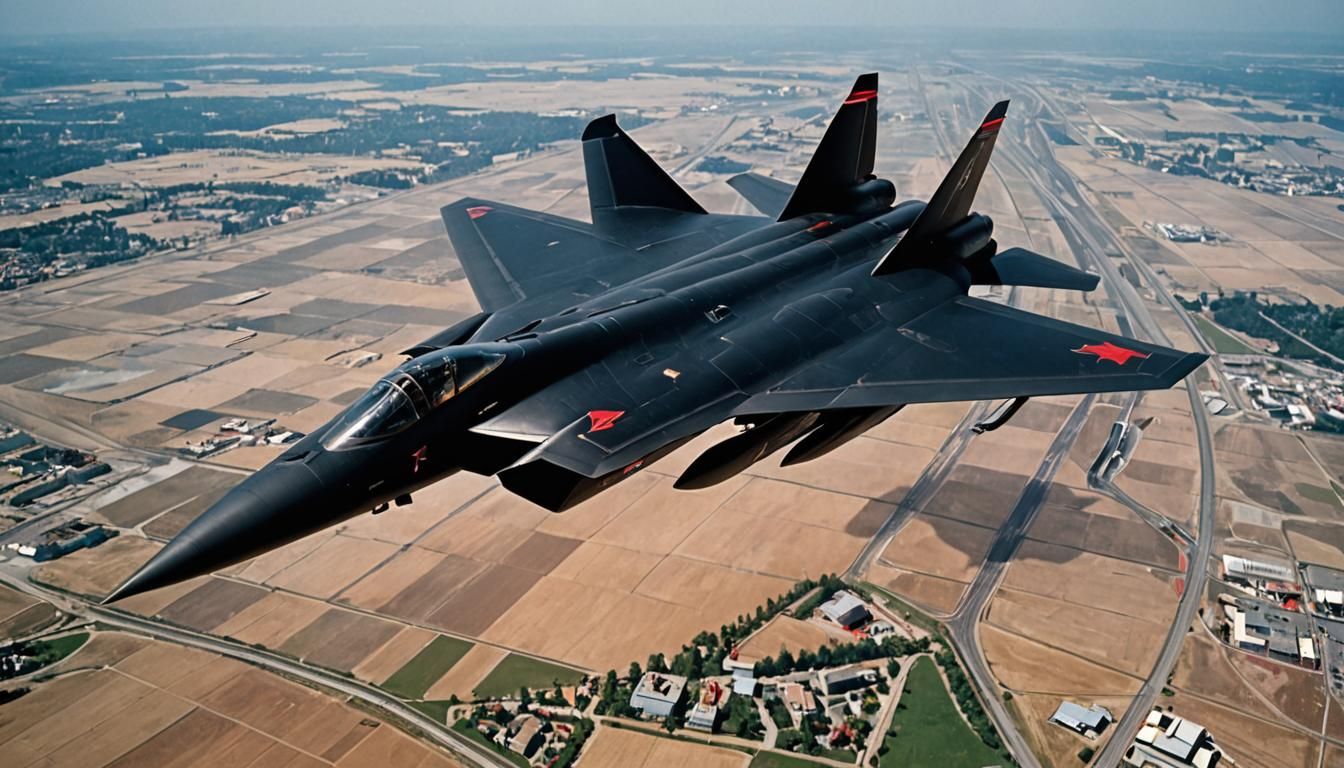 Lockheed SR-71 Blackbird Flies Over Russia