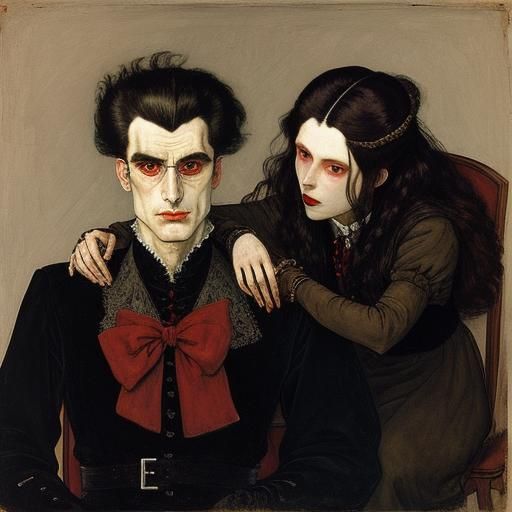 Vampire's Intriguing Game: A Masterpiece