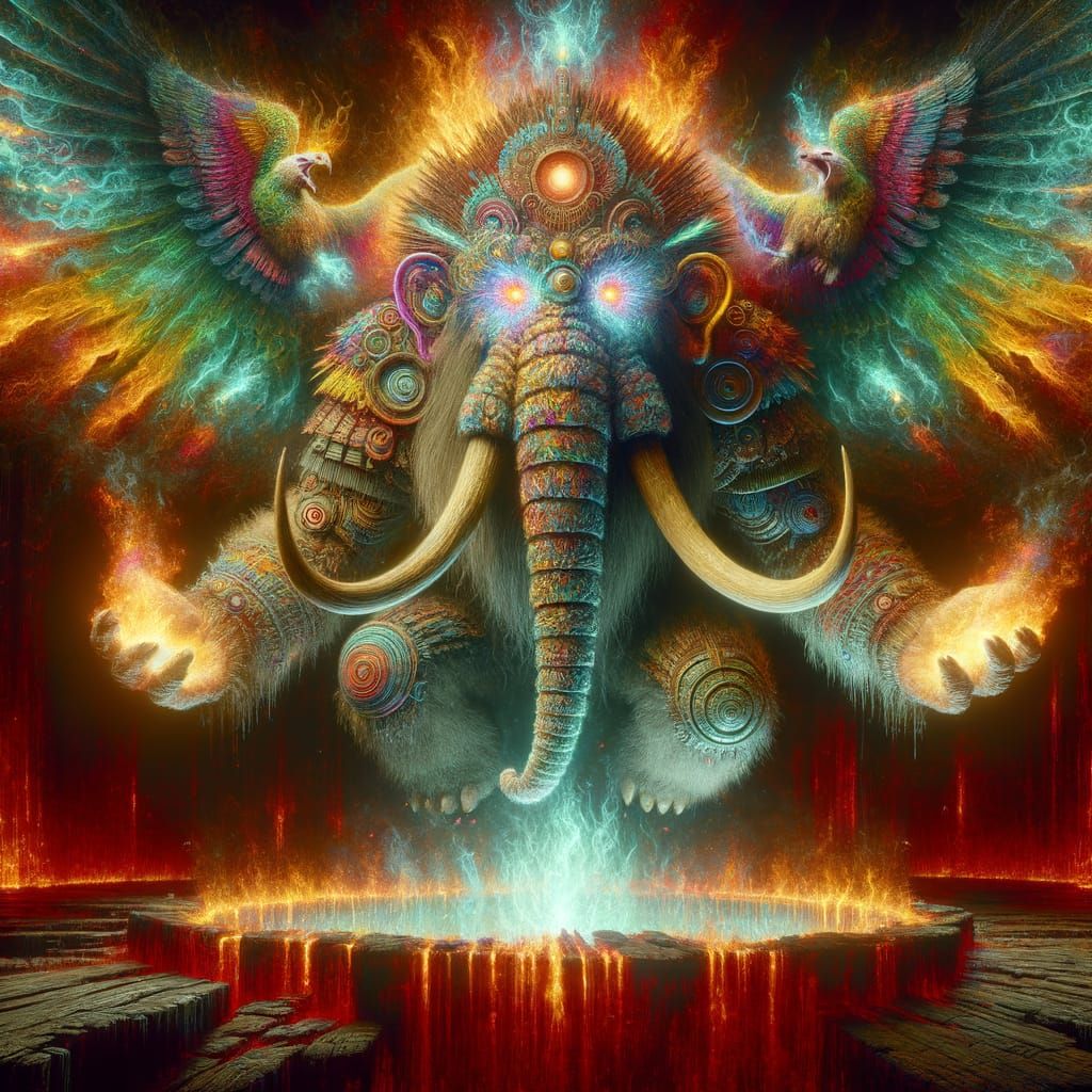 Fantasy Warlord God in Vivid 8k Resonance