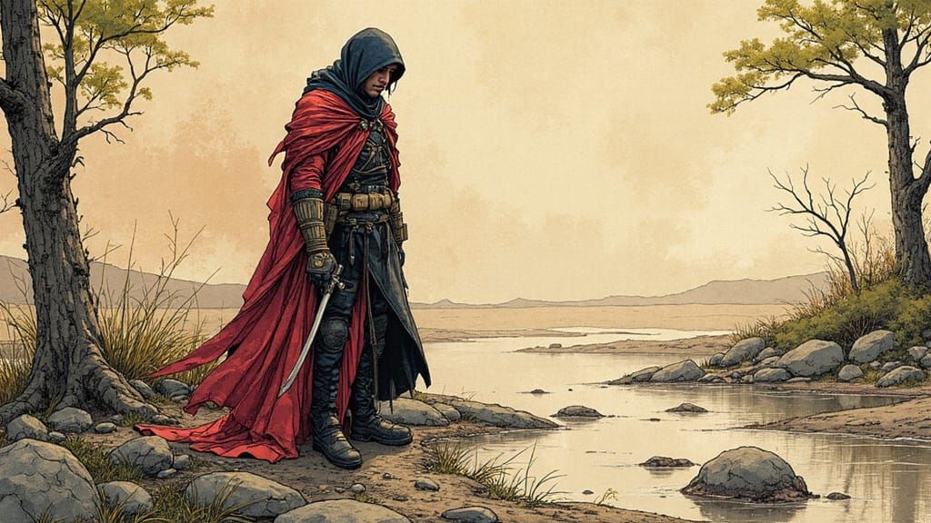 Vibrant Cityscape in a Dreamlike David Mack-Inspired Aesthet...