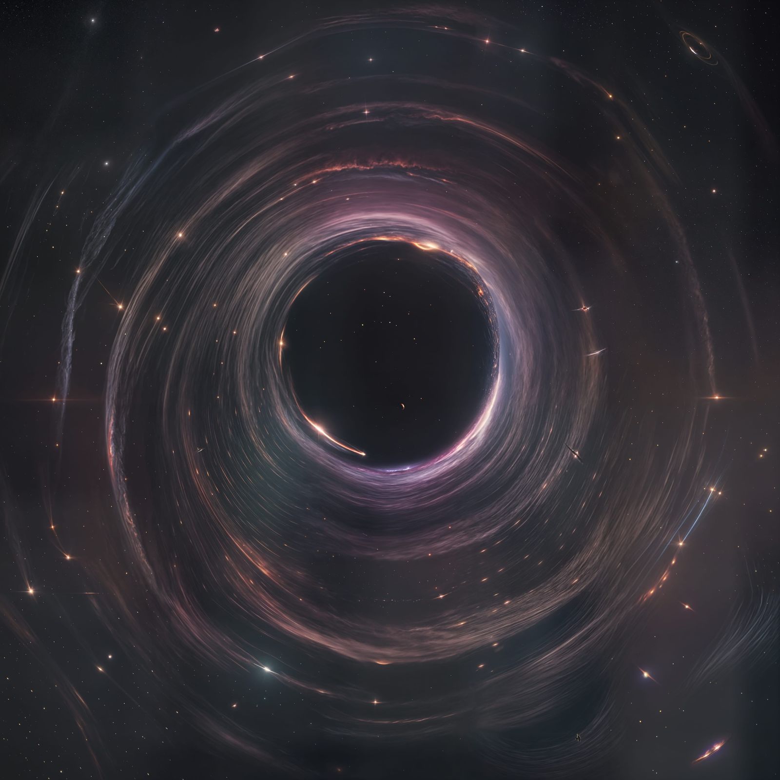 Cinematic Supermassive Black Hole Film Still