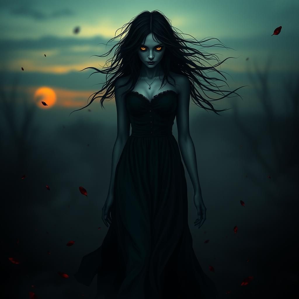 Ethereal Woman with an Evil Presence