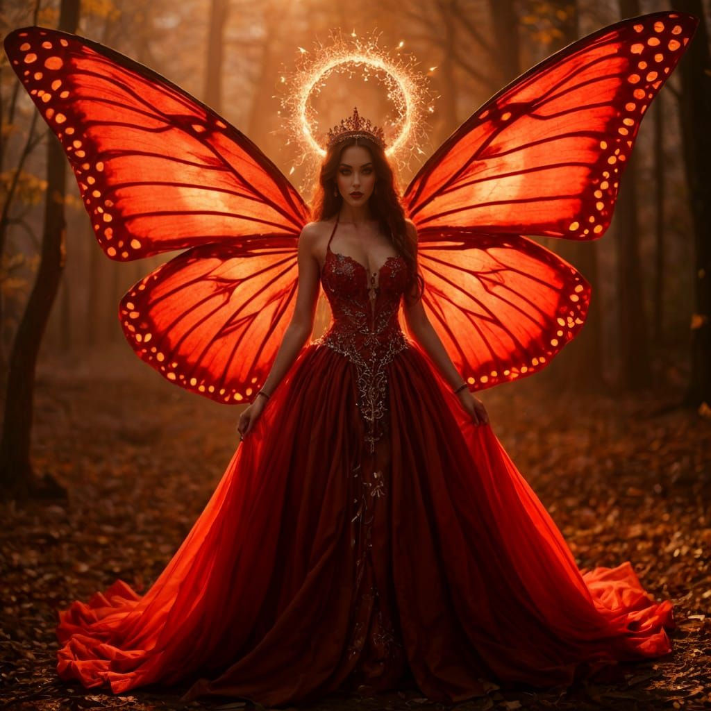 Fiery Faerie Queen of Anger