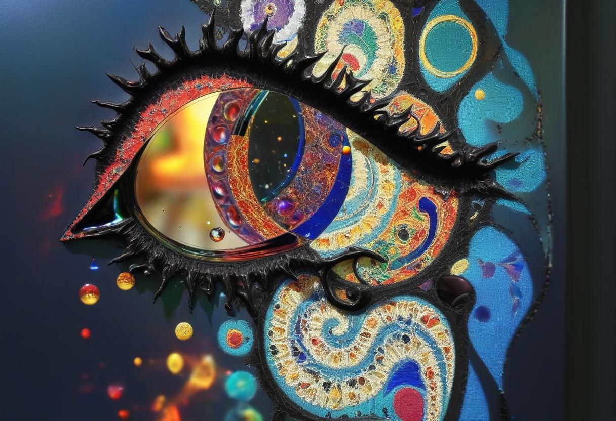 Abstract Chromoshadows: Impasto Reflection in Nouveau Deco S...